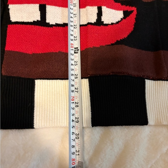 Dressed in Lala “Here’s To The Weirdos” Oversized Cardigan XXL Cozy wearable art - Picture 6 of 11